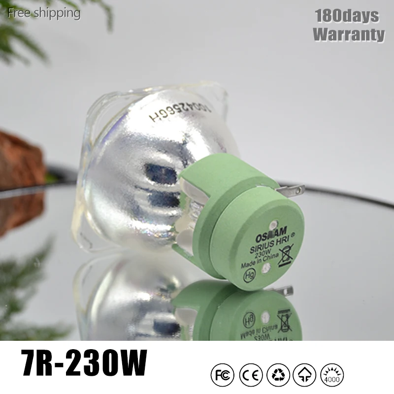 1 шт./лот SIRIUS HRI230W 7R для Osram лампы Шарпи луч движущаяся головка замена сценическое
