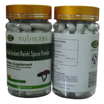 

1Bottles Reishi Shell-Broken Spore 20:1 Extract Caps (500mg x90pcs) free shipping