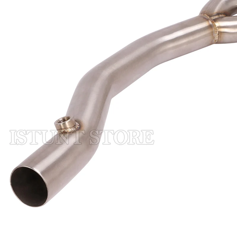 Slip On Motorcycle Exhaust Catalytic Escape Bike Modified Front Connecting Middle Link Pipe Muffler For Kymco AK550 AK 550 Tube - Image 5