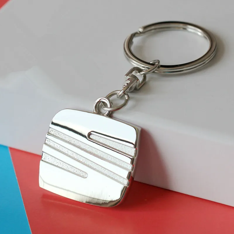 

HOT Car Styling 3D Metal Car Key Ring Keychain Key Holder Auto Car Accessories for seat leon ibiza car Key Chain 2019
