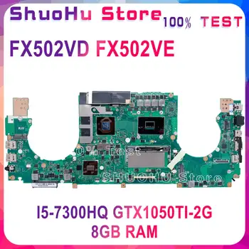 شراءFX502VE اللوحة ل ASUS GL502VM FX502VD دفتر اللوحة 100% اختبار WorkCPU I5 7300HQ GTX1050TI-2GB DDR4 8GB RAM