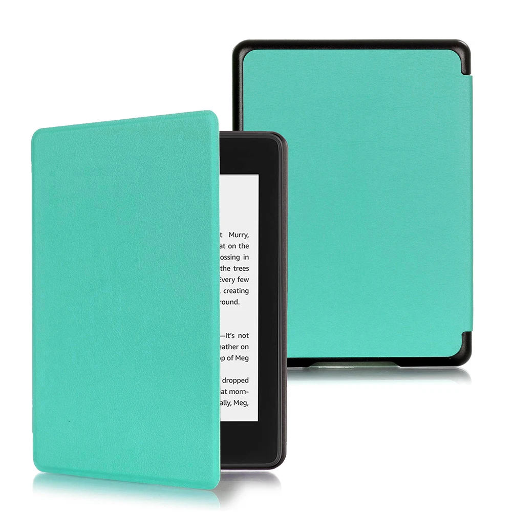 Mint Green Защитный чехол для Amazon, полностью, Kindle, ультра тонкий, умный чехол, кожаный чехол 10th Gen, выпущен - Цвет: Mint Green