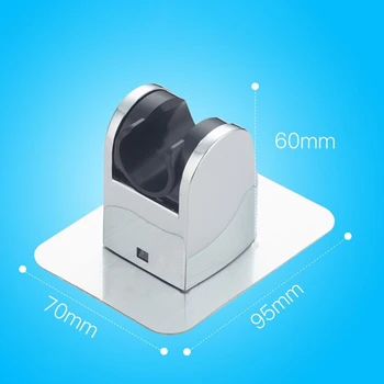

Shower Bracket Head Hose Holder Handheld Suction Adjustable Wall Mount Adhesive Stick Patch Stainless Clip Bathroom Accessories