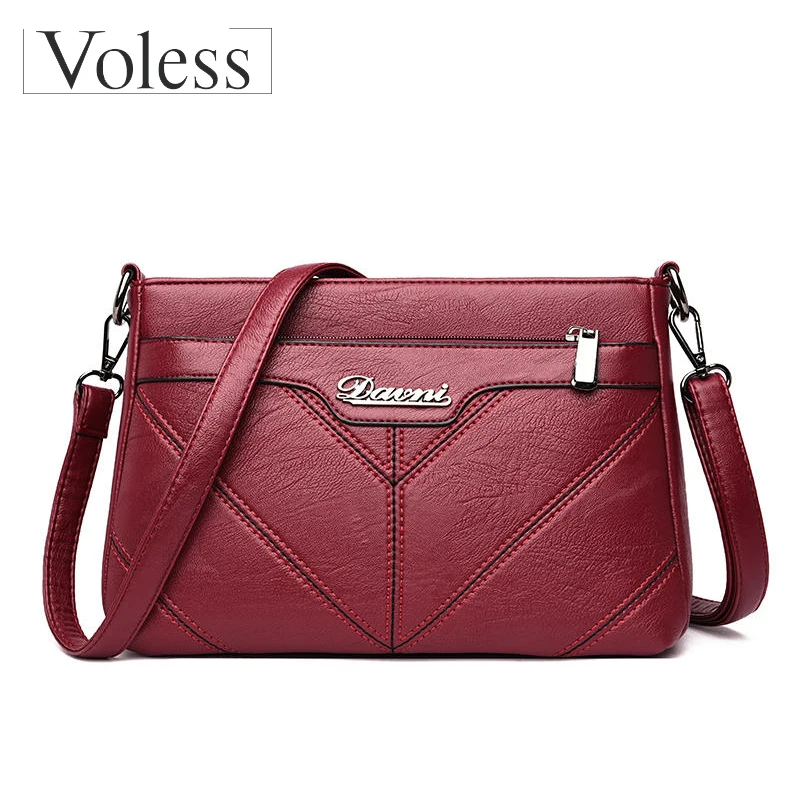 

Retro Crossbody Bags for Women 2019 High Quality Female PU Leather Handbag Vintage Ladies Messenger Shoulder Bags Bolsa Feminina