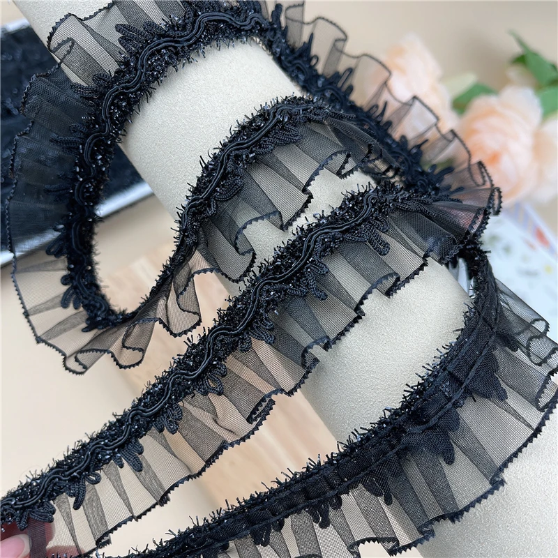 Lace Ribbon For Crafts DIY Wedding Dress Bag Hat Headwear Skirt Clothes Sewing Accessories