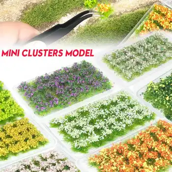 

Model Scene Terrain Production Simulation Flower Cluster Wild Rose Flower Sandbox Game DIY Miniature Landscape Material