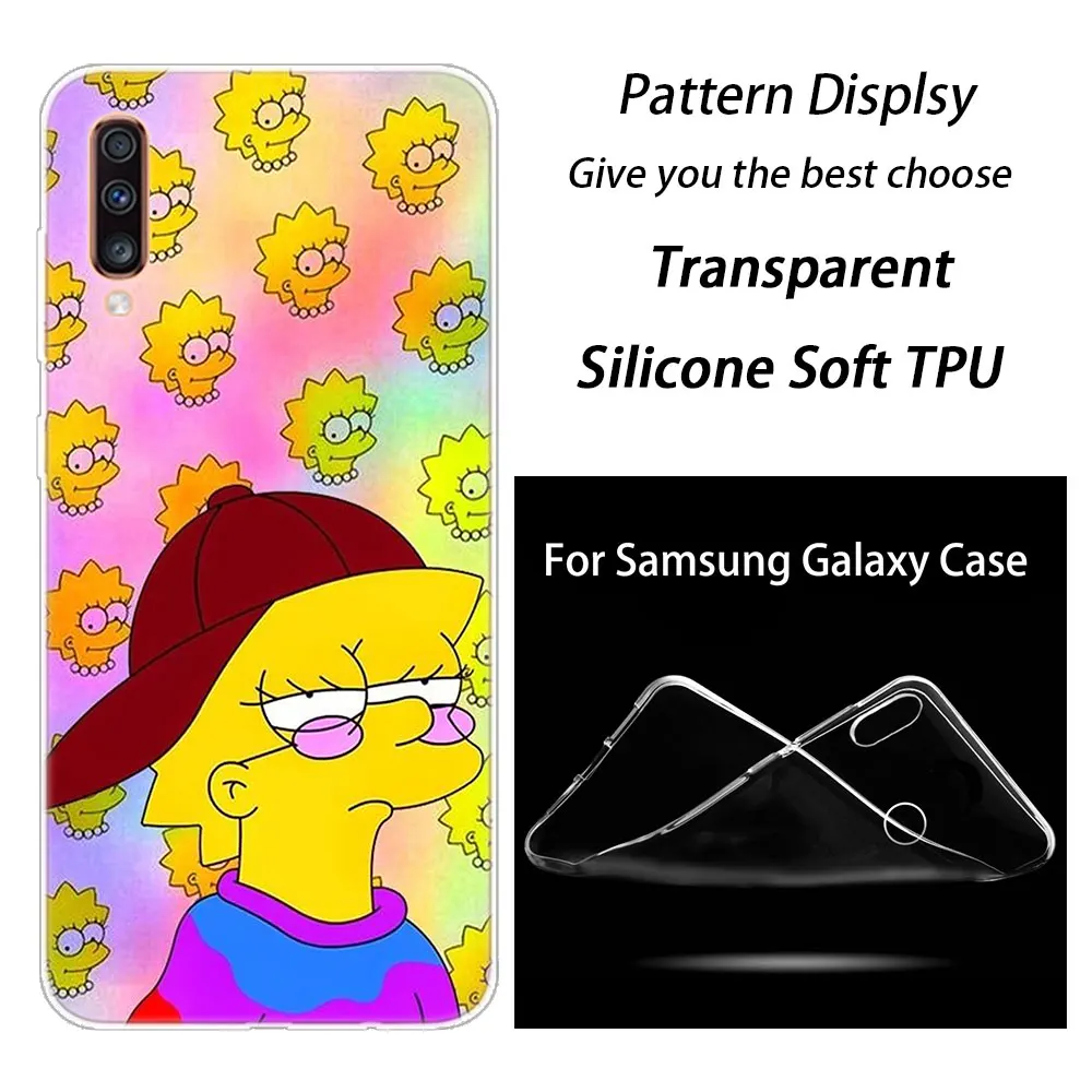 011 Горячая Симпсоны Мягкий силиконовый чехол для телефона для samsung Galaxy A90 A80 A70 A60 A50 A40 A30 A10 A20E A2CORE A9 A7 A8 A6 плюс A5 - Цвет: 011