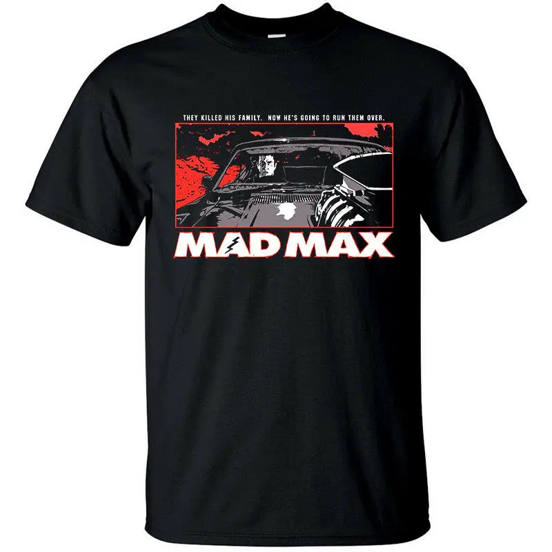 Mad Max V5 Джордж Миллер фильм плакат 1979 футболка черный все размеры S 5Xl|Футболки| |