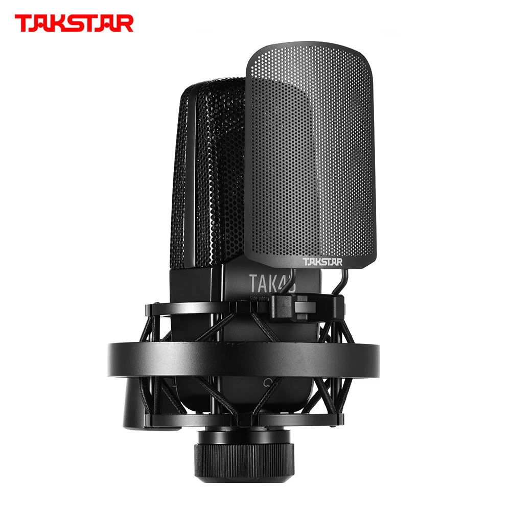 Профессиональный записывающий микрофон TAKSTAR TAK45 конденсаторный