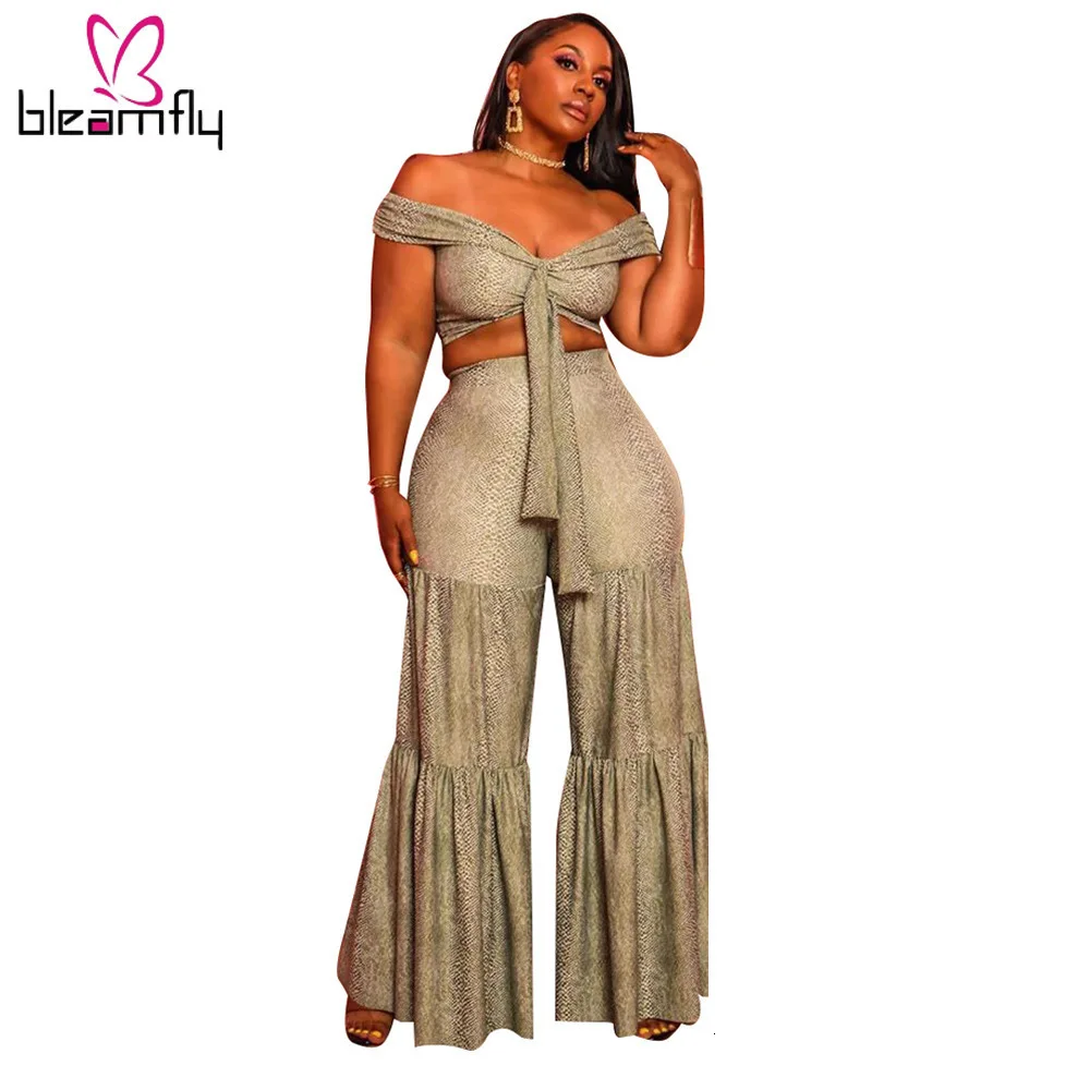 2019 женский короткий топ со змеиной кожей с открытыми плечами оборками длинные