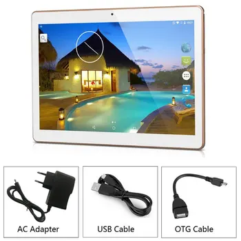 

10.1 Inch Octa Core 4G/64G MTK6592 3G HD Phone Call For Android 6.0 Wifi GPS Dual SIM Dual Standby PC Tablet T105