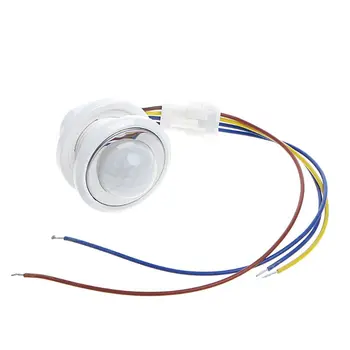 

40mm LED PIR Detector Infrared Motion Sensor Switch with Time Delay Adjustable R9JC