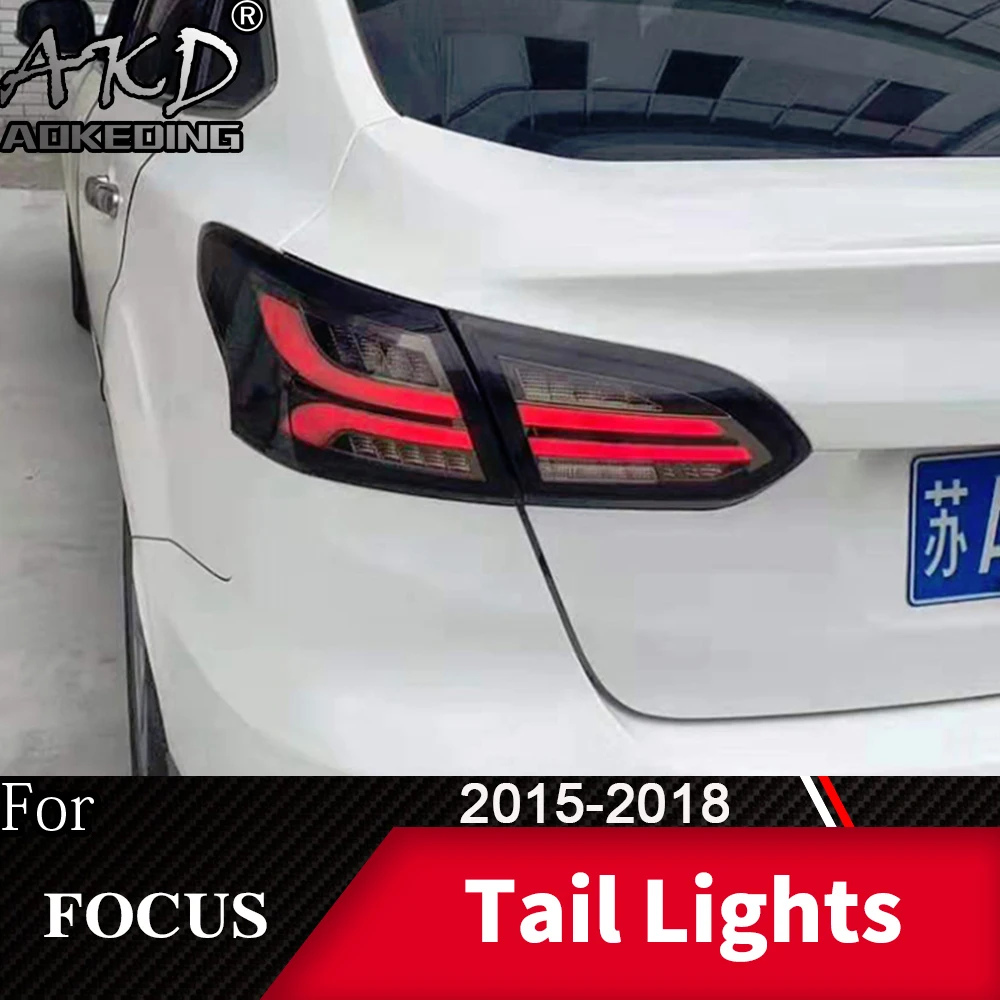 Задний фонарь для автомобиля Ford Focus- Focus Sedan светодиодный задний фонарь Противотуманные фары Дневные ходовые огни DRL тюнинг автомобильные аксессуары