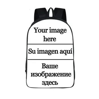 

Customize Backpack Teenagers Girls Boys School Bag Kids Book Bag Schoolbags Men Women Bagpack Mochila Infantil