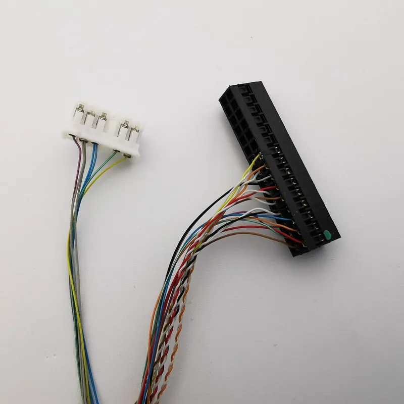 I-PEX 20474-040E-12 30pin 1ch 8 bit LVDS Cable For 10.1" LP101WH4 SLP1 40Pin0.4mm spacing LCD/LED Panel Display lvds cable adapter kit