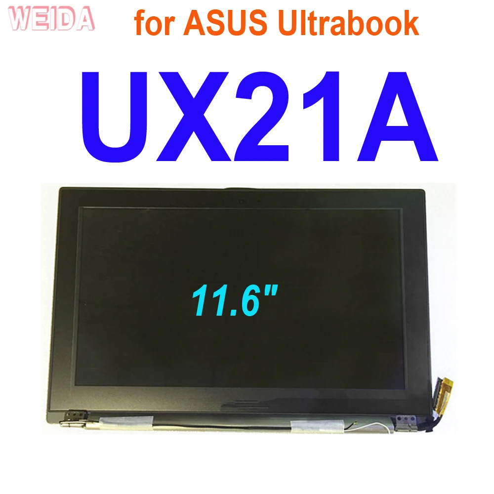 AAA+ 11.6 LCD for ASUS Ultrabook UX21 UX21A HW11WX101 HW11WX101-03 HW11WX101-05 Laptop LED LCD Display Assembly Matrix