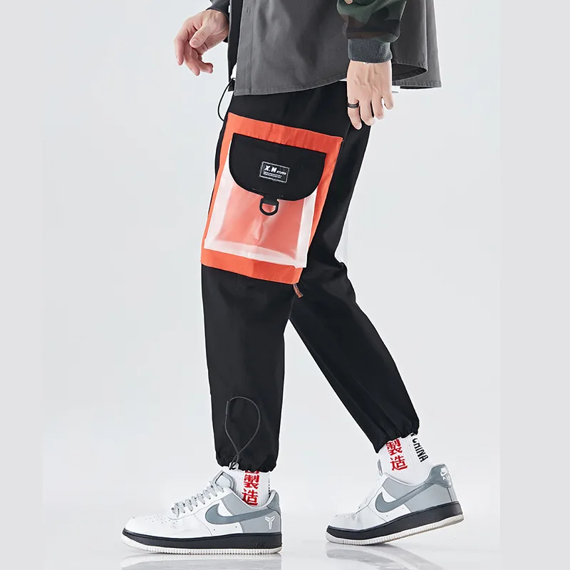 

INS Origional Design Popular Brand Pants Men's National Trends Casual Pants Loose-Fit Athletic Pants Capri Beam Leg Versatile Bi