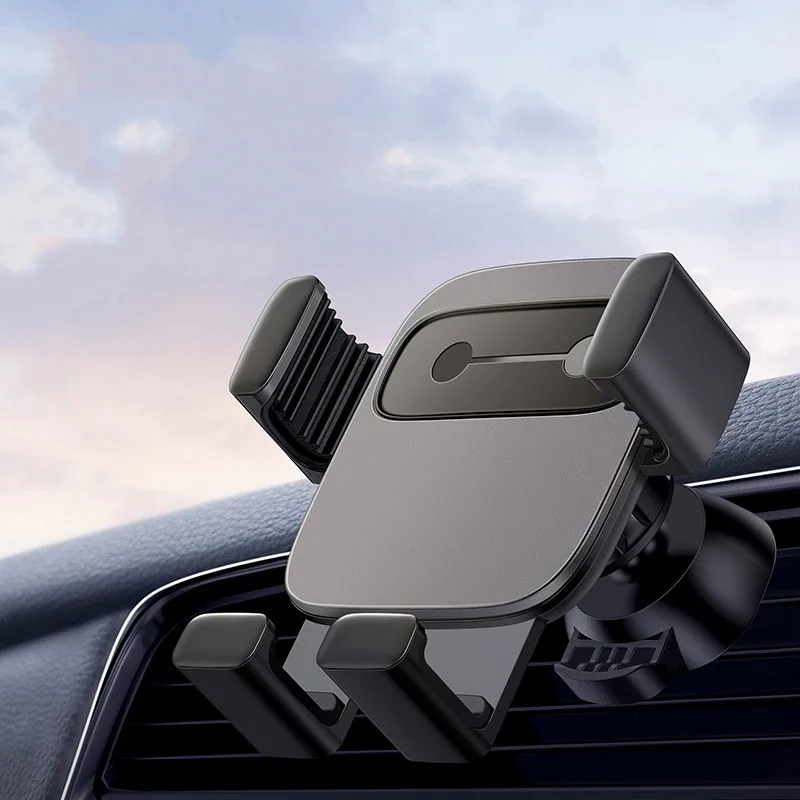 Small Square Gravity Bracket Car Phone Holder Mobile Phone Navigation Car Car Outlet
