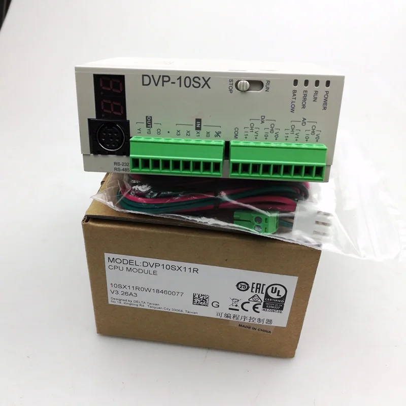 Delta DVP10SX11R DVP10SX11T PLC DC24V PLC 2AI 2DO 2AO релейный модуль транзисторный модуль