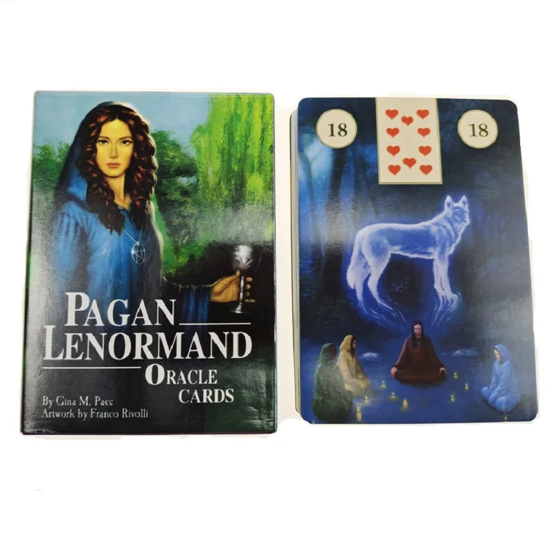 Lenorand-Tarjetas de juegos de mesa clásicos en inglés, cartas de oráculo, adivinación, juego ancho, Tarot, con PDF, nuevas
