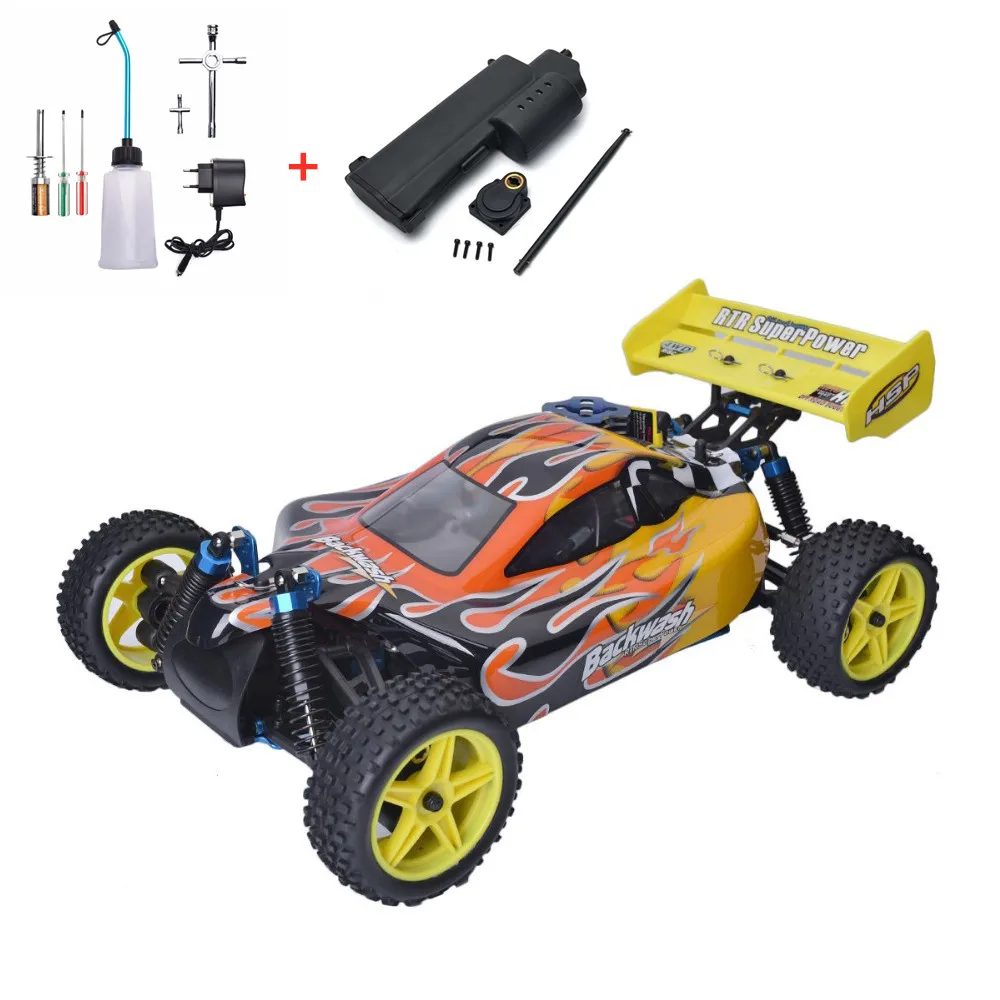 

HSP RC Car 1:10 Scale 4wd RC Toys Two Speed Off Road Buggy Nitro Gas Power 94106 Warhead High Speed Hobby Remote Control Car