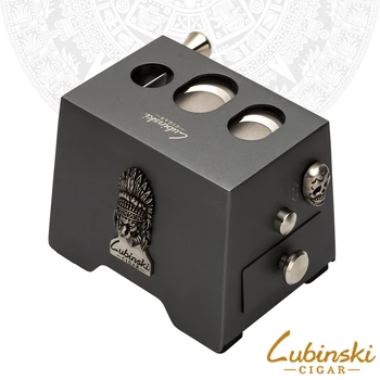 

LUBINSKI Metal Multifunctional Cigar Cigarette Cutter Table Desktop Tobacco Cutter Scissor Guillotine Smoking Tool