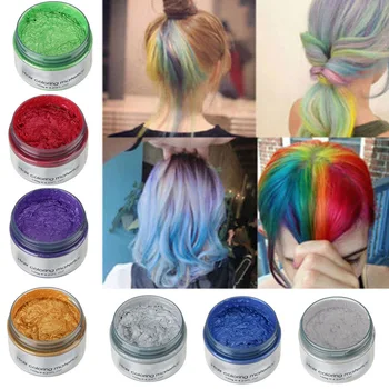 

Disposable Hair Color Wax Mud Dye Cream DIY Coloring Safe Fast Hair Styling WH998