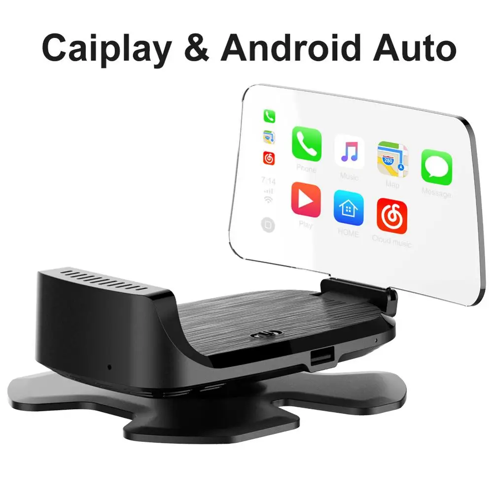  HUD Product For Apple CarPlay Android Auto Built-In BluetoothUSB/AUX Digital Multimedia Video Recei