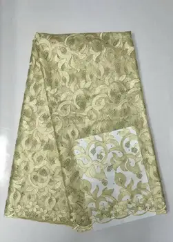 

African lace fabric 2020 High quality Nigerian French lace fabric wedding dress