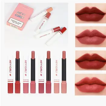 

4 Colors Creative Lipstick Set Matte Long Lasting Waterproof Matt Lip Stick Tube Red Lips
