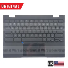 Упор для рук для lenovo 100e Chromebook верхняя крышка с американской клавиатурой тачпад 5CB0R07036 черный