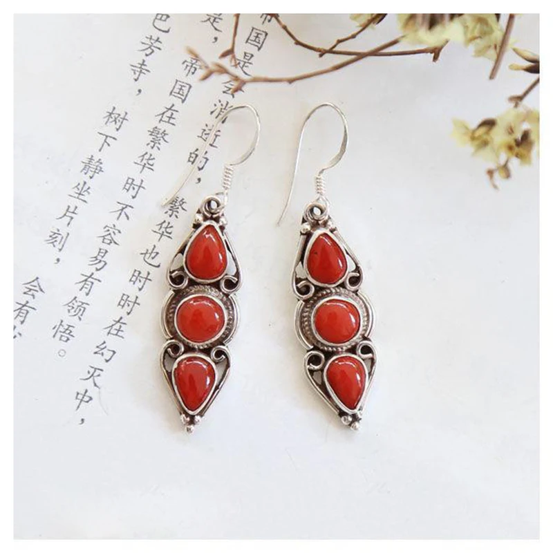 Серьги в этническом стиле простые серьги модные Женские Ювелирные изделия