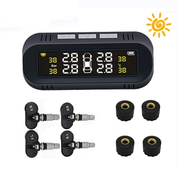 

New Sewiyolin Solar TPMS Windshield Car Tire Pressure Alarm Monitor System Tyre Pressure Smart Monitoring D04W D04N