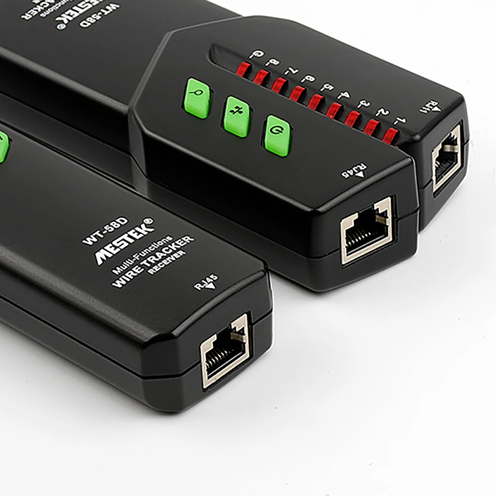 MESTEK RJ11 RJ45 Кабельный искатель без помех трекер для телефонных проводов