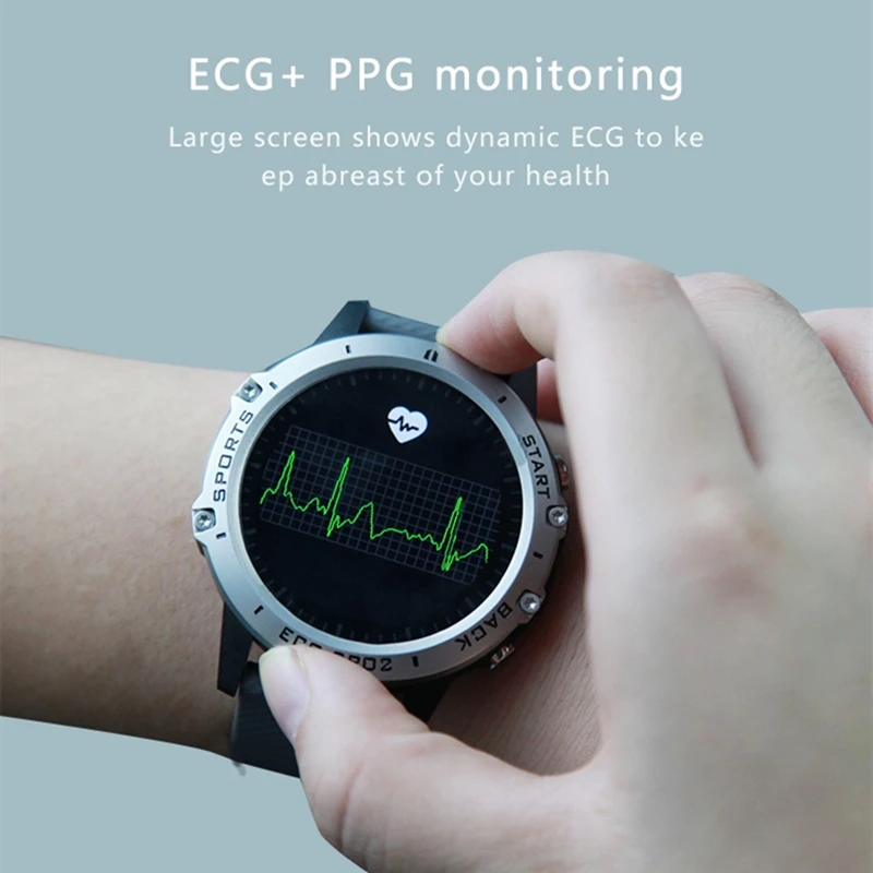 Nennbo P8 Smart Watch Exercise Bracelet PPG+ECG ECG Heart Rate Blood Pressure Monitoring Oxygen IP68 Waterproof Smartwatch