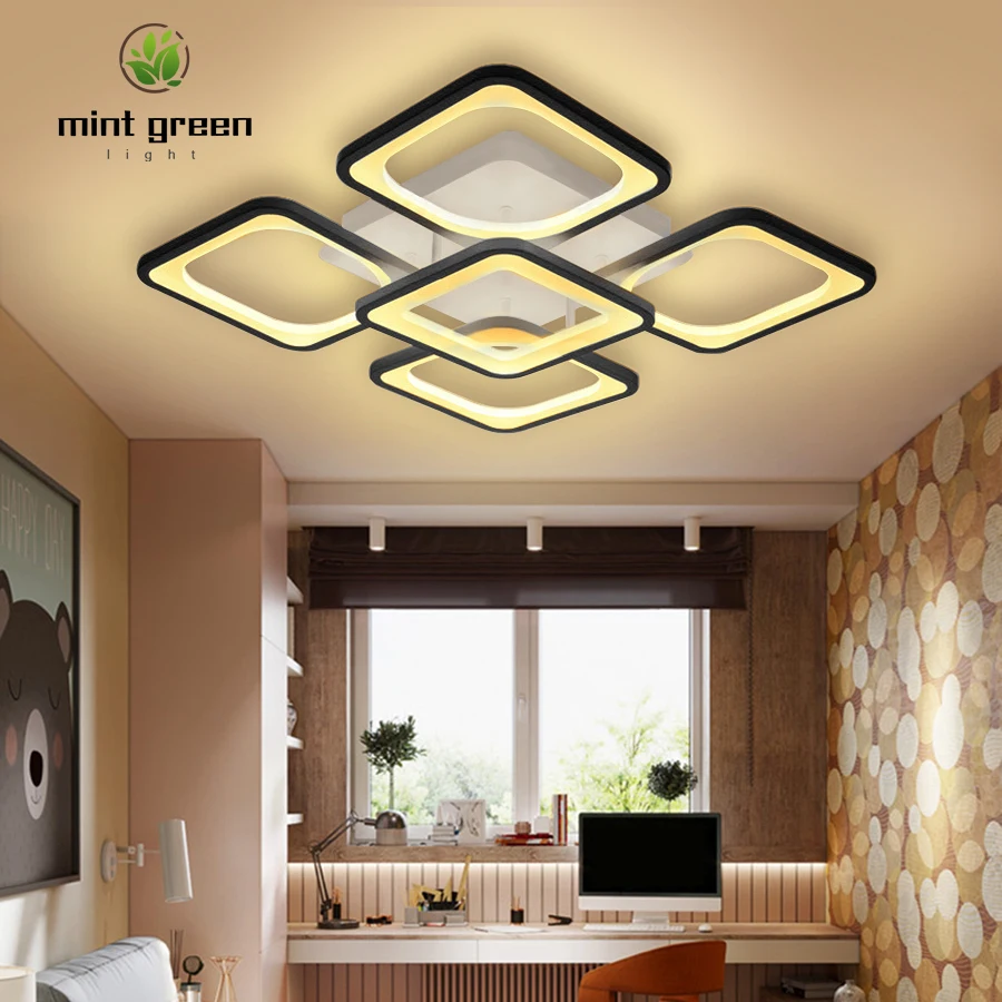 

New LED Ceiling Lamp for Living Room Bedroom Dining Room Modern led deco Ceiling Light Adjustable Brightness Light Fixture