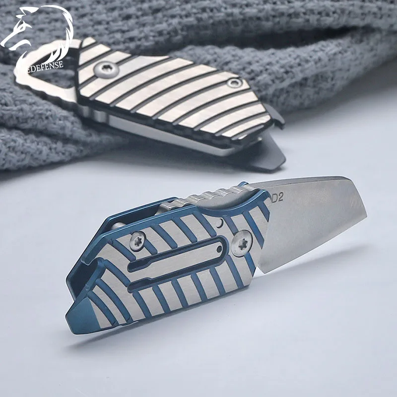Мини карманный складной нож из титанового сплава CS Go ножи для кемпинга выживания