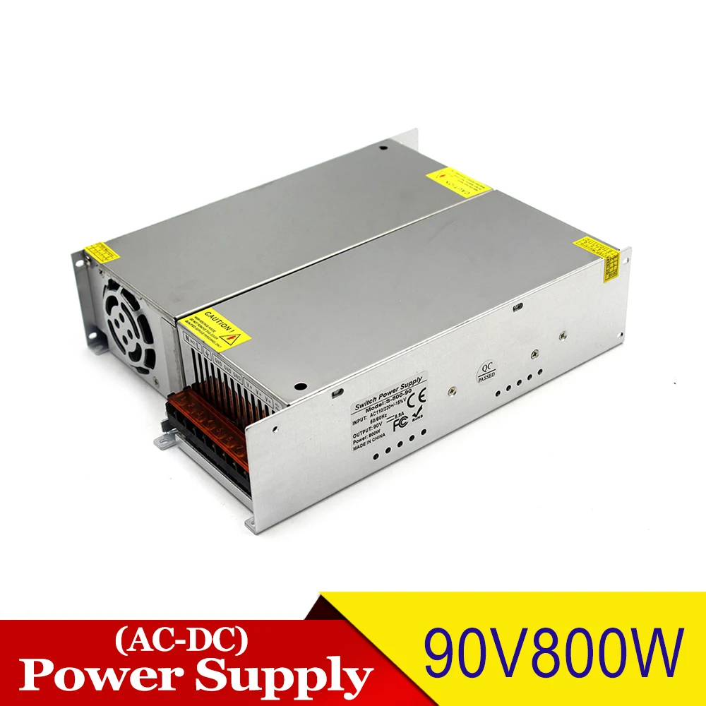 Переключение Питание DC90V 8.9A 800W для 3dprint оборудование CCTV светодиодный освещение посещаемости вешенка