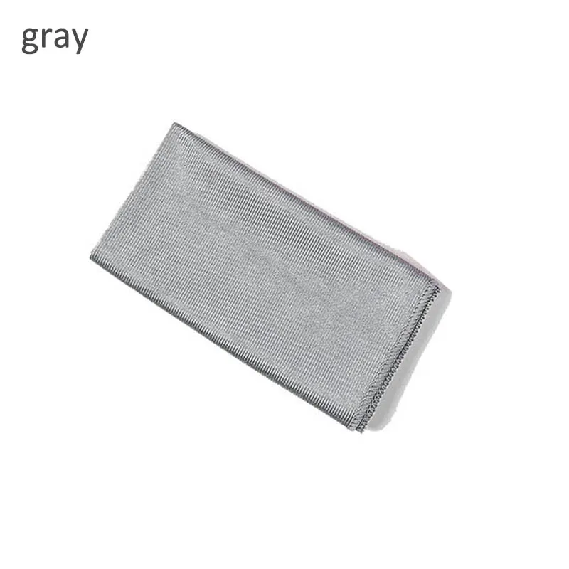 Gray 3 шт./упак. никаких следов рассасывающиеся салфетки из микрофибры Стекло ткань для зеркала/уборка Полотенца с открытыми пальцами, без следов/без ворса - Цвет: Gray