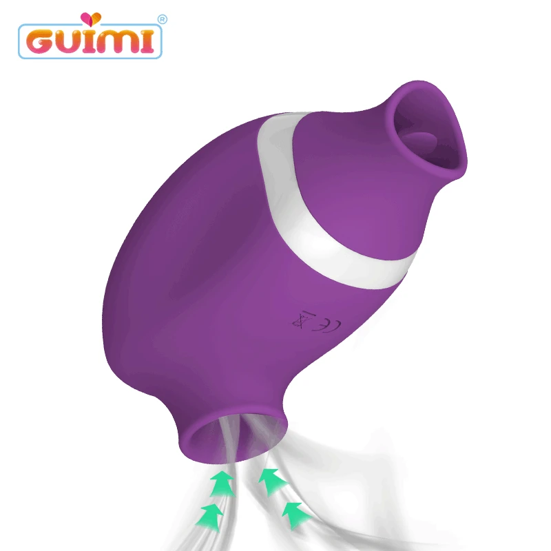 GUIMI оральный вибратор секс игрушка для женщин ласки языком Стимулятор клитор на