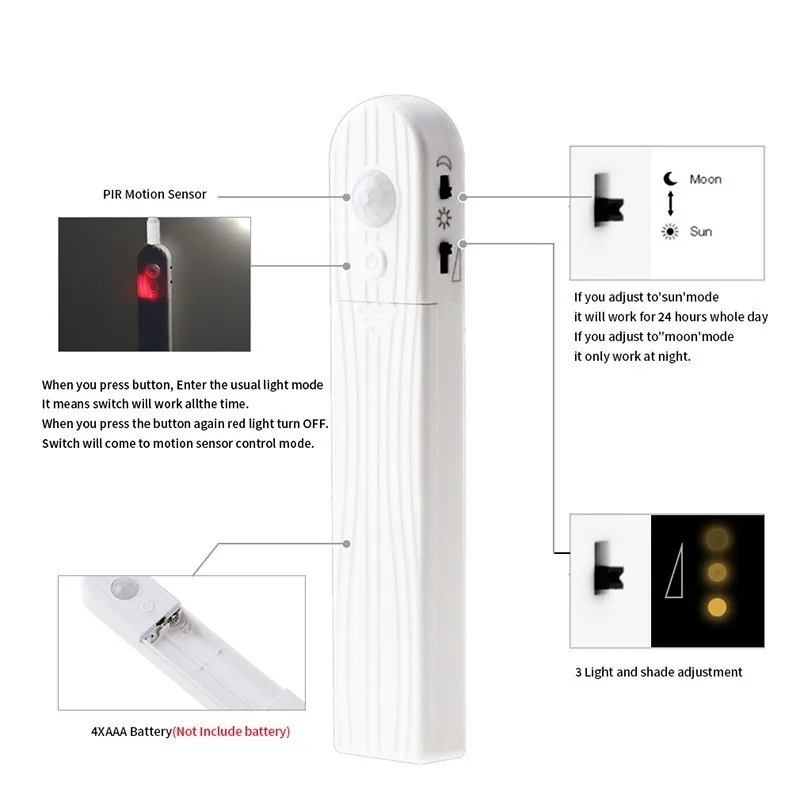PIR-Motion-Sensor-LED-Bed-Closet-Night-Light-1M-2M-Dimmable-Flexiable-LED-Strip-Lamp-AAA(3)