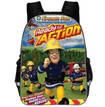

Newest Cartoon Hero Fireman Sam Print School Bags for Kindergarten Boys Kids Baby Bag Small Backpacks Satchel Schoolbags Mochila