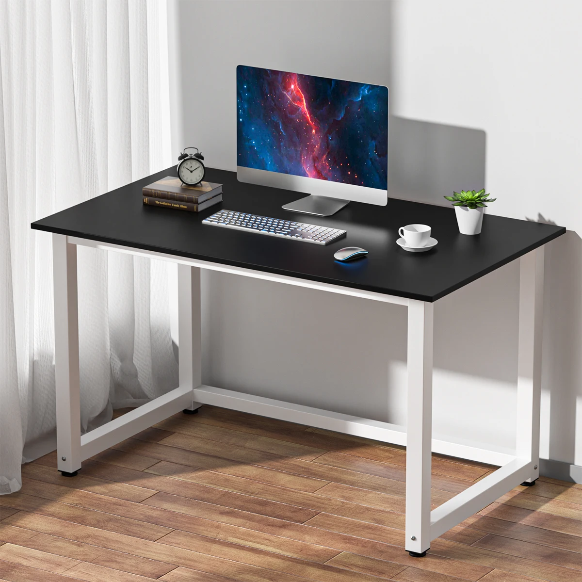 Escritorio De Estilo Moderno Para Ordenador Port til Mesa De MDF Con 