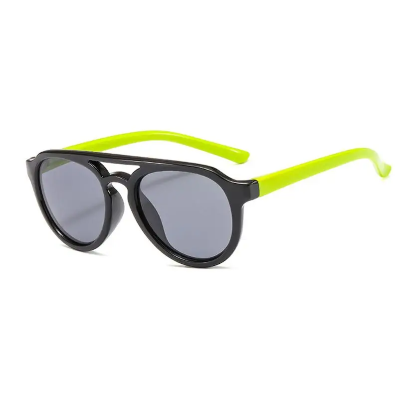 UV400 Kids Sunglasses Colorful Boys and Girls Glasses Silicone Goggles Sun Glasses Shades for 4-12Y Child