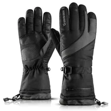 Спортивные лыжные перчатки GOLOVEJOY SK03 унисекс полный палец термальный флис Водонепроницаемый Велоспорт Туризм сенсорный экран Golves