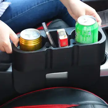 

Car Seat Seam Wedge Cup Holder Cell Phone Holder Auto Food Drink Bottle Mount Stand Storage Organizer Multifunction Box
