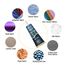 Liquid Glue Instant Fabric Leather Fast Drying Glue Ultra-stick Sew Glue Kit Secure Stitch Liquid Sewing Supplies Universal Glue