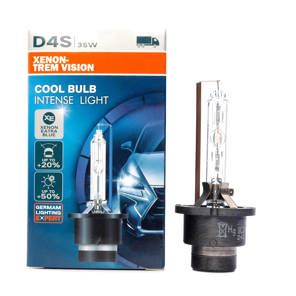 urmodbase D4S 4300k 35W 12V Xenon White HID Discharge Headlight Main Dipped Beam Lights Bulbs Lamps 12V 