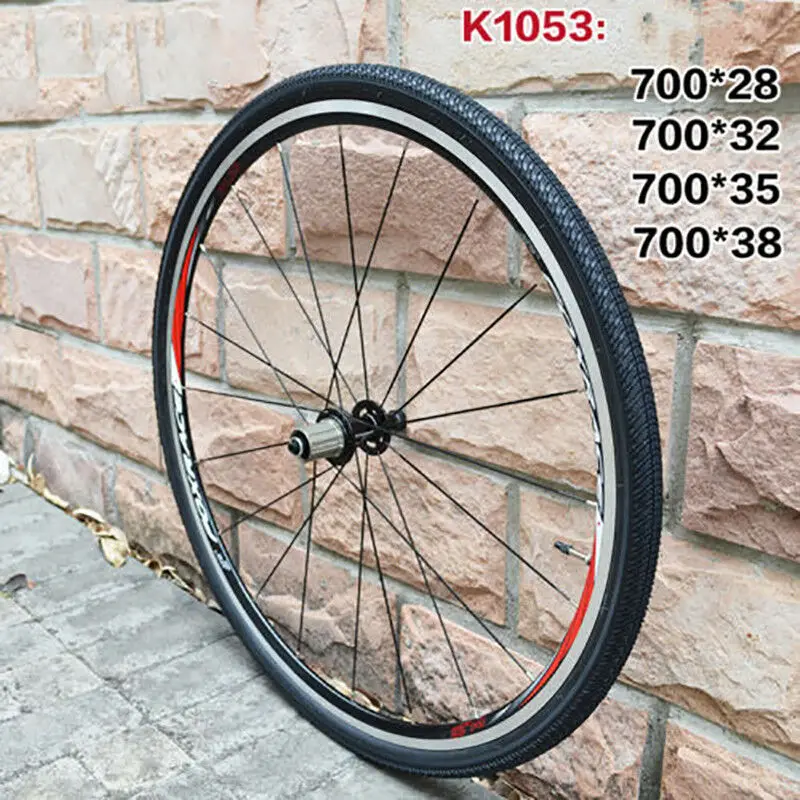 Велосипедные шины 700C шины для шоссейного велосипеда 700* 28C/32C/35C/38C Bicicleta Внешняя Труба 85PSI шины для велосипедного колеса города 1 пара