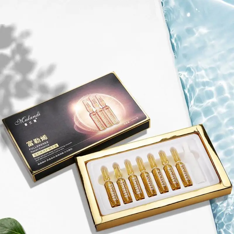 7pcs Hyaluronic Acid Ampoules Face Serum Shrink Pores Anti-Ance Nicotinamide Whitening Moisturizing Wrinkle Skin Care